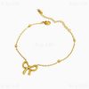 Gold Bow Knot Bracelet Perfect Gift For Her