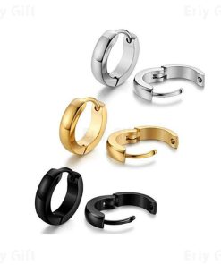 Stainless Steel Ear Hoop For Man And Women Everyday Jewelry