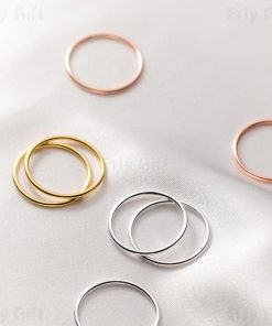 Super Skinny Stacking Ring Delicate Jewelry Gift For Her