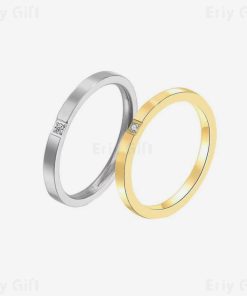 Thin Nesting Zircon Ring Daily Wear For Women