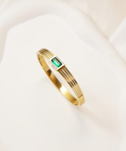 Green Stone Bracelet Elegant Jewelry Gift For Her
