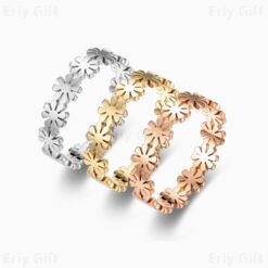 Minimalist Daisy Ring for Women Christmas Gift for Mum