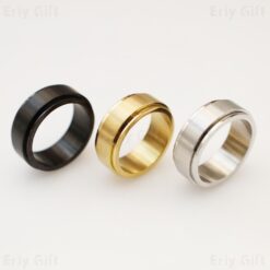 Spinning Unisex Everyday Ring Gift for Him & Her