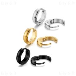 Stainless Steel Ear Hoop For Man And Women Everyday Jewelry