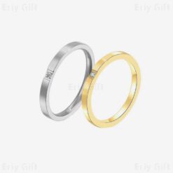 Thin Nesting Zircon Ring Daily Wear For Women