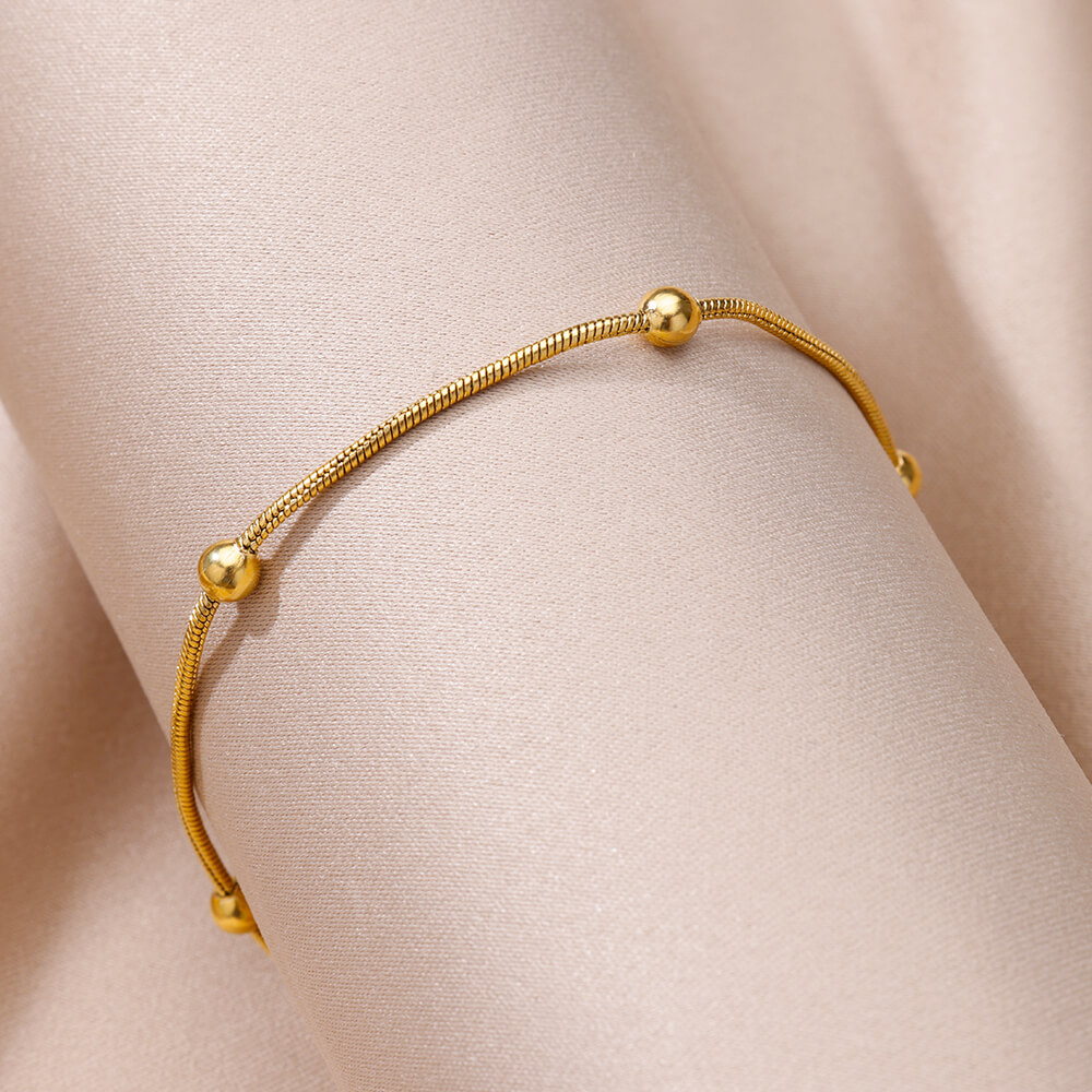 Beaded Snake Bracelet Chic Elegant Gift gallery2 - Eriy Gift