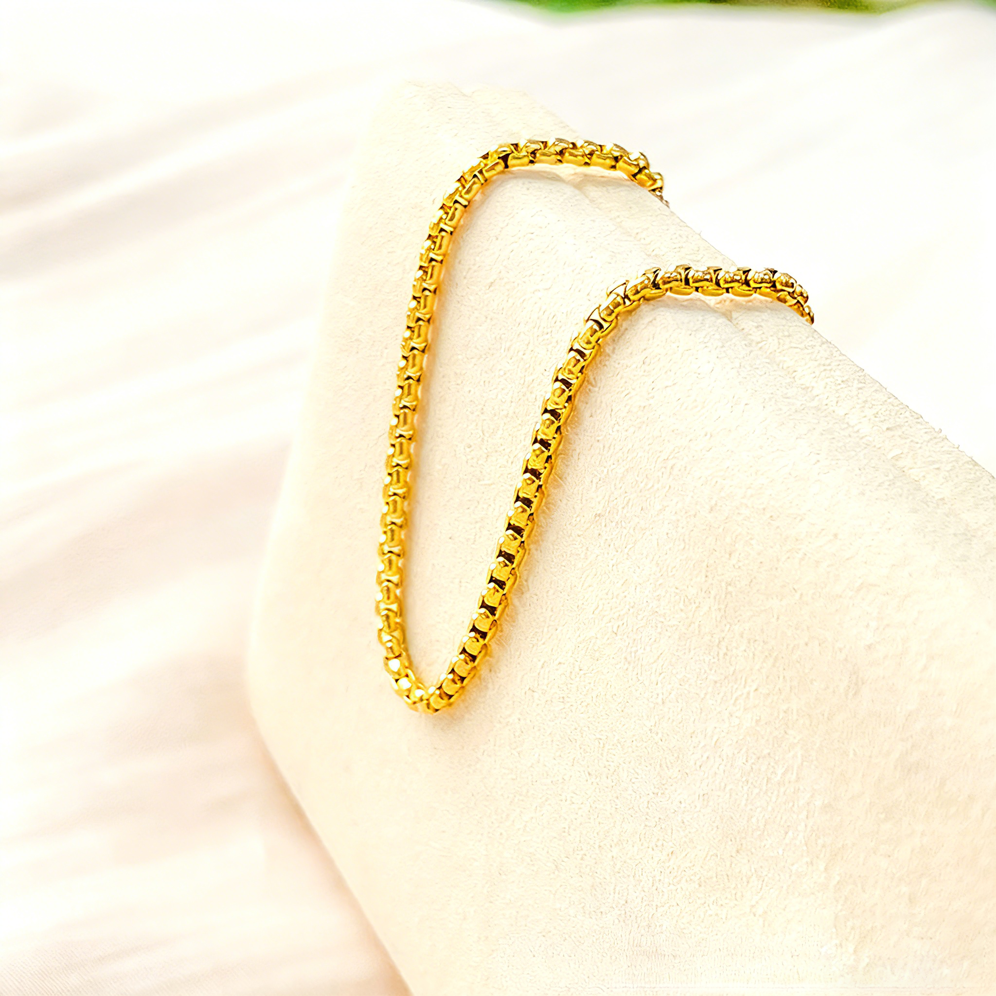 Gold Square Pearl Bracelet Dainty Jewelry gallery - Eriy Gift