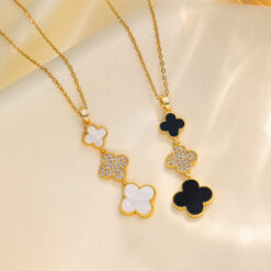 High-End Lucky Clover Pendant Necklace