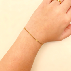 Sequin Bracelet Minimal Geometric Gift for Best Friend