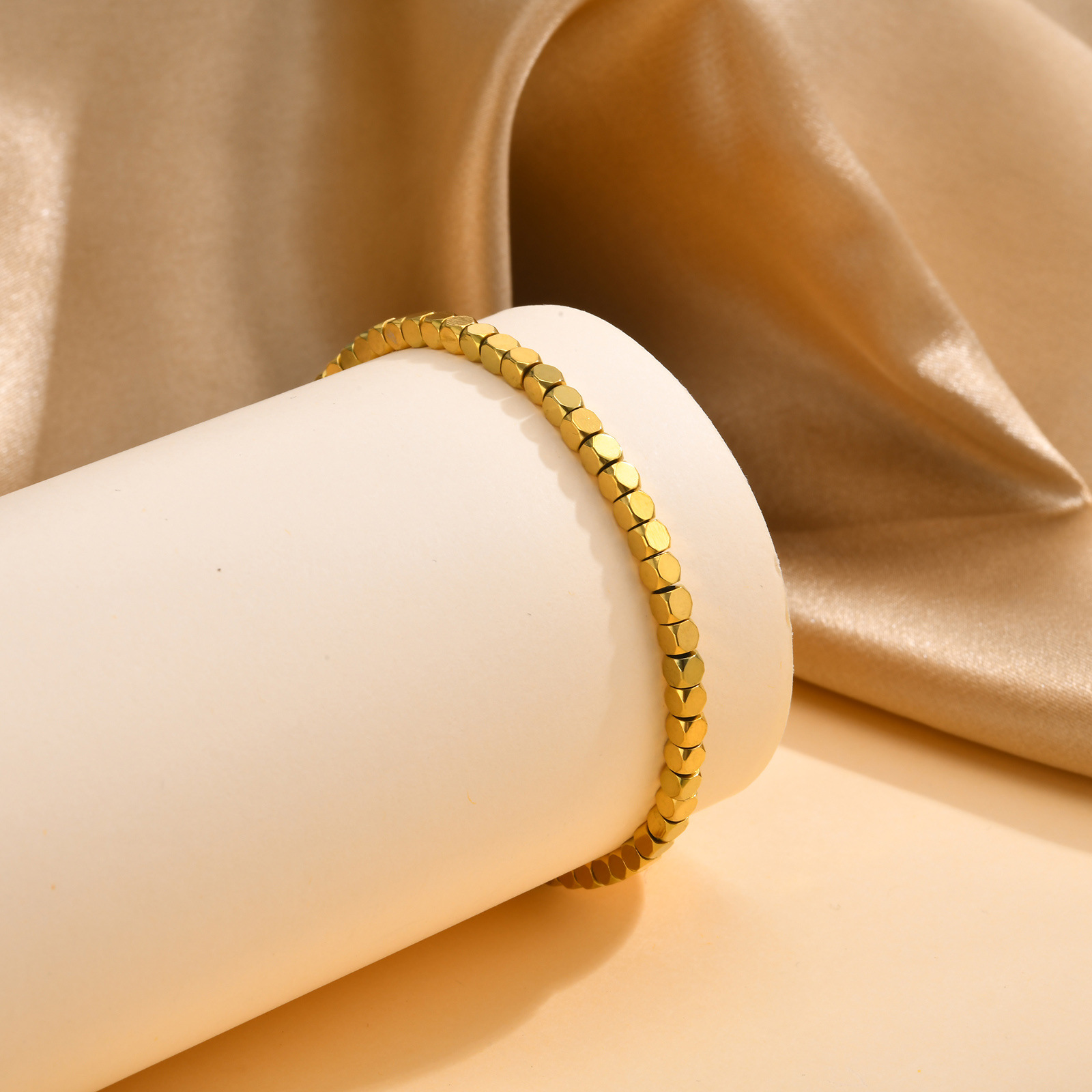 Square Bracelet Minimal Dainty Gift for Girlfriend gallery1 - Eriy Gift