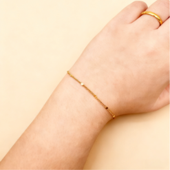 Twisted Chain Circular Sequin Bracelet Stylish Gift