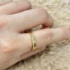 Minimalist Gold Zircon Everyday Wear Ring