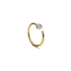 Solitaire Clear Zircon Nose Ring